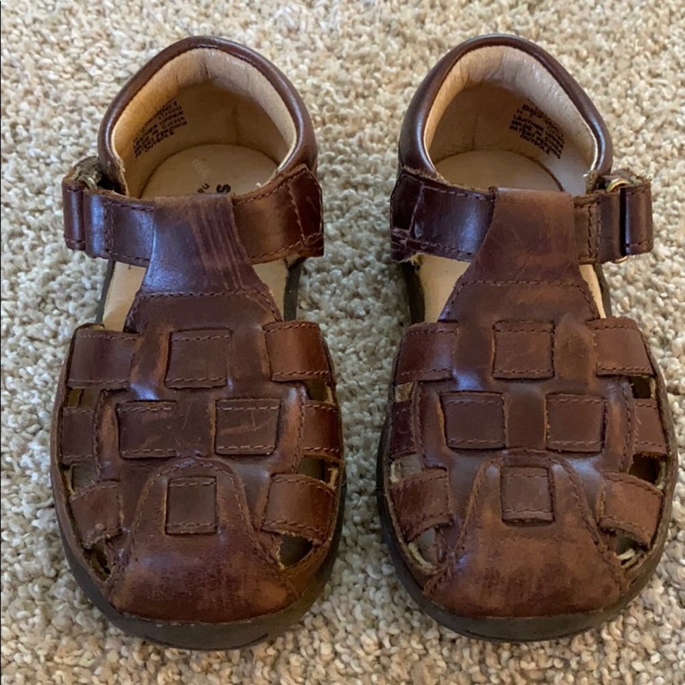 Brown toddler boy sandals - Picture 1 of 3